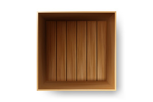 Wooden Box Container For