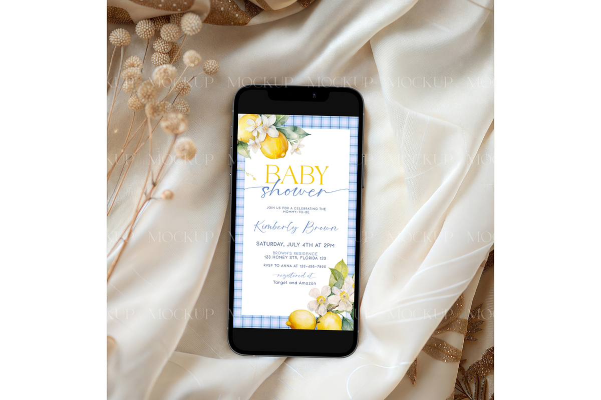 Minimal Cream Phone Screen Mockup, a Product Mockup by MockupWizard (Photo 2 of 3)