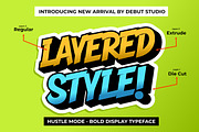 Hustle Mode - Bold Display Typeface, a Sans Serif Font by Debut Studio (Thumbnail 15 of 23)