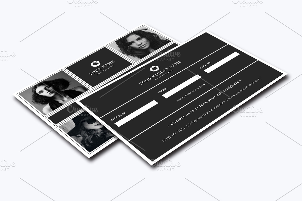 Photography Gift Certificate Templat, a Marketing Template by NM-Design-Studio (Photo 3 of 4)