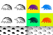 Echidna Logo, a Graphic by NataliiaVolyk (Thumbnail 1 of 6)