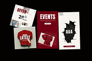RED / Social Media Templates, a Social Media Template by Studio Industry (Thumbnail 8 of 13)