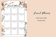 Floral Daily & Weekly Planner, a Templates & Theme by Anis Illustration (Thumbnail 3 of 4)