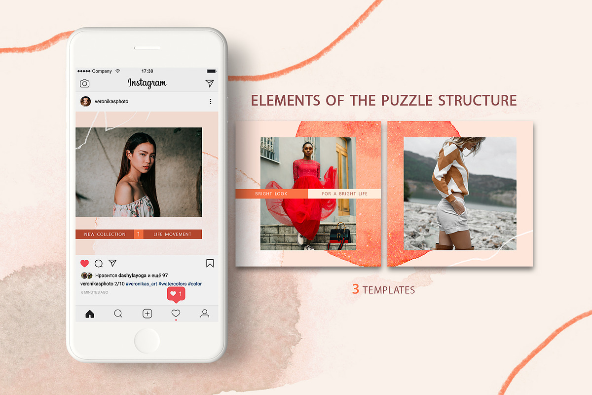 Sensual Instagram Posts and Stories, a Social Media Template by Integrity_store (Photo 3 of 8)