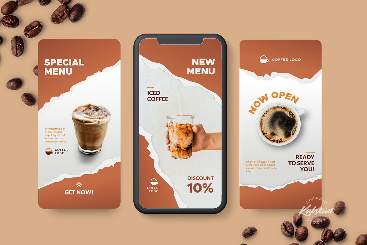 CREMA - Coffee Instagram Template, a Social Media Template by Kalstud (Photo 5 of 5)