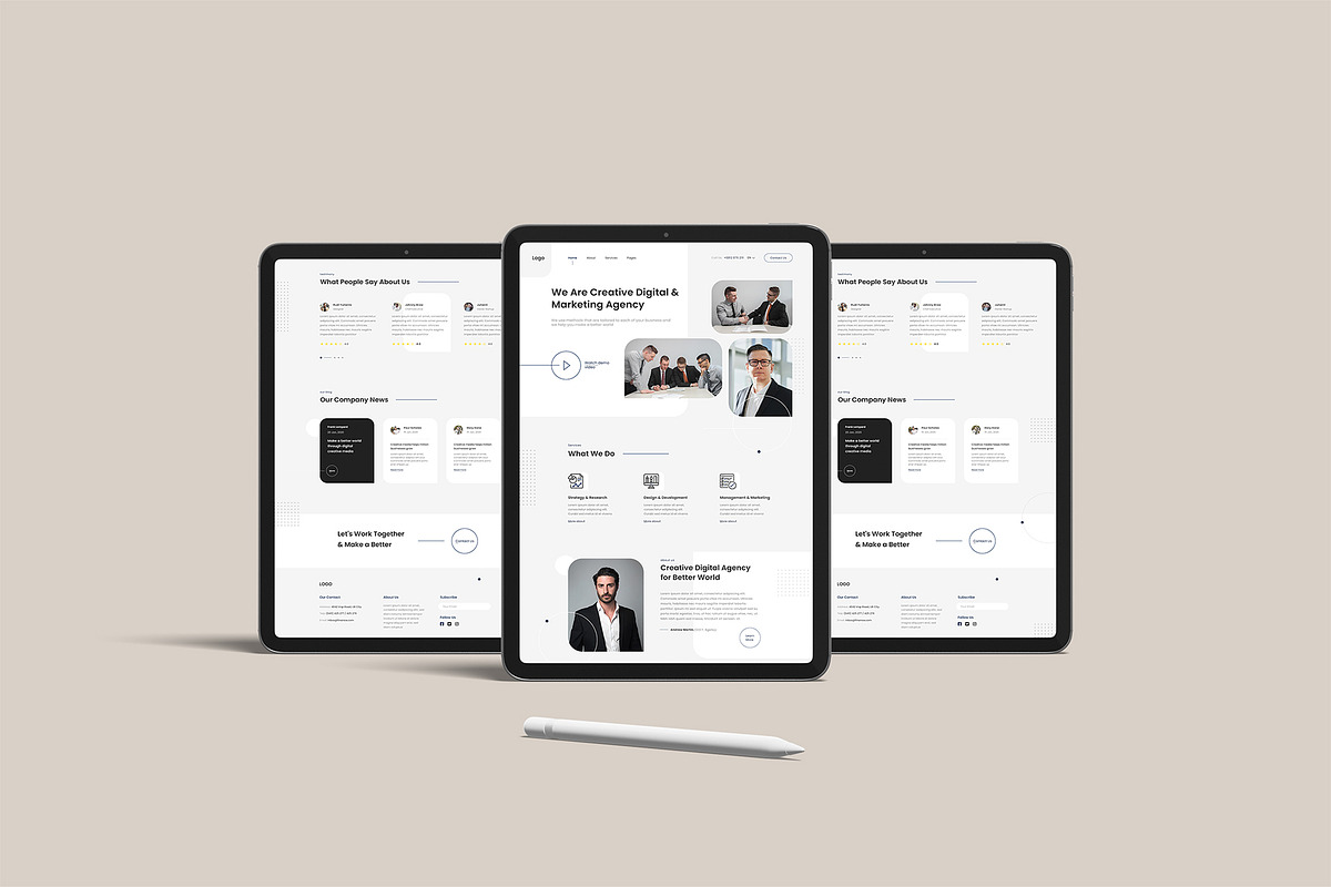 iPad Tablet Mockup Bundles, an iPad Mockup by Graphic Aesthetic (Photo 20 of 22)