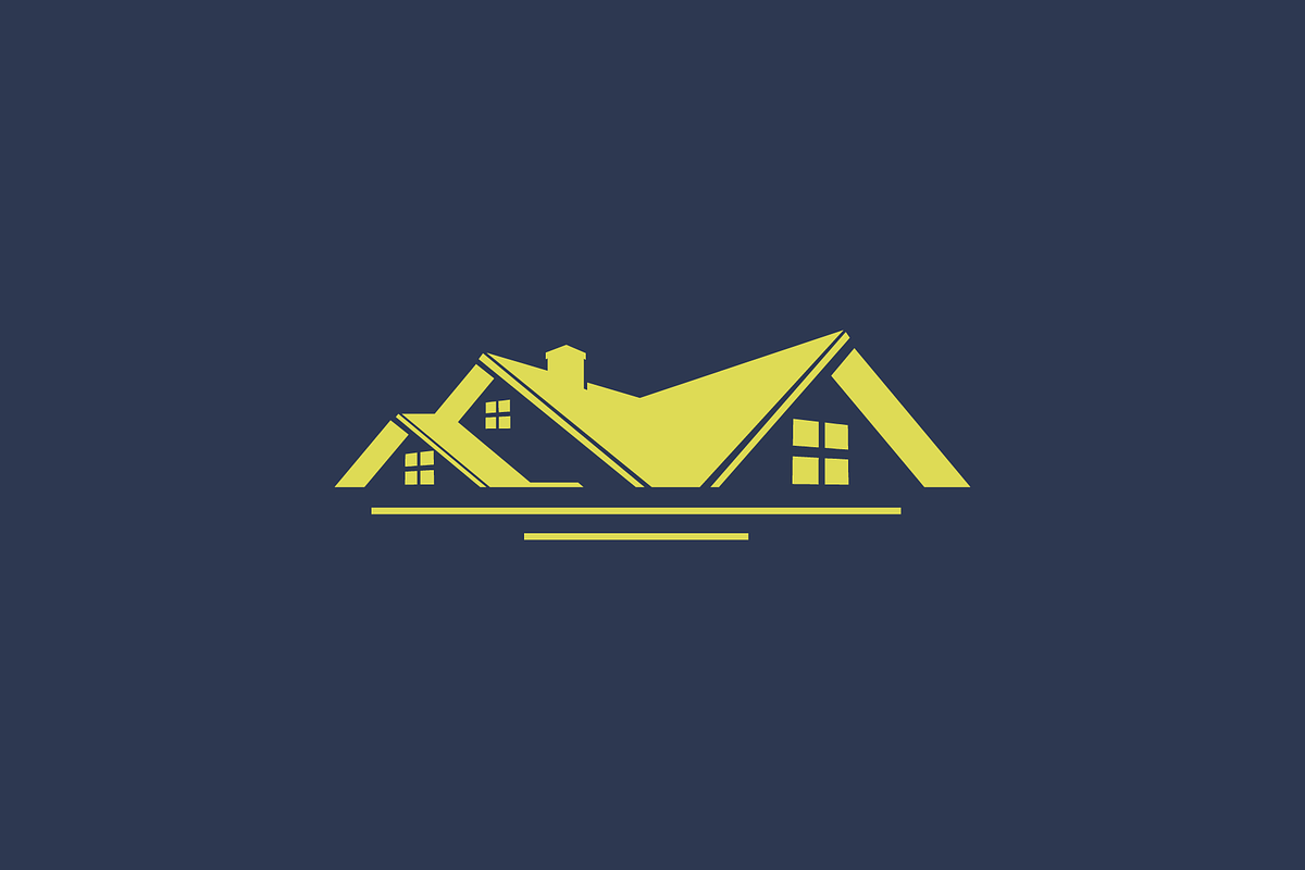 Roof House Simple Logo, a Branding & Logo Template by hellothere