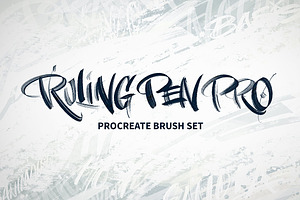 Ruling Pen Pro Procreate Brush Set