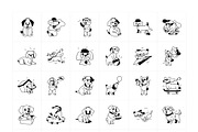 Kawaii Emoticons Stickers, an Emoji Icon by Vectors Market (Thumbnail 6 of 6)