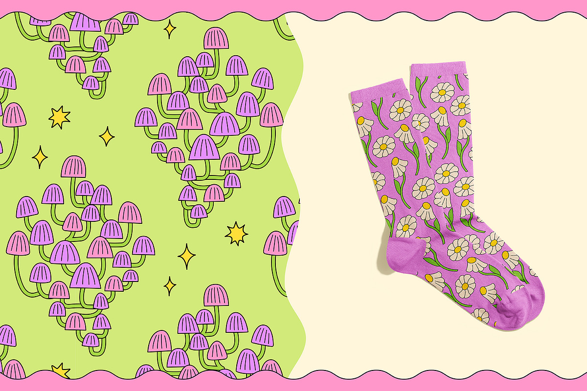 Retro Groovy | Cliparts & Patterns, an Object Graphic by Felizabeth Design (Photo 6 of 9)