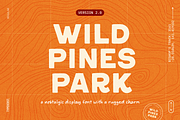 Wild Pines Park National Park Font, a Sans Serif Font by TYPEHEIST (Thumbnail 1 of 10)
