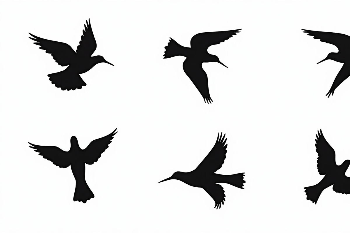 Flying Bird Silhouette Bundle, an Illustration by jahid234 (Photo 8 of 10)