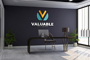PSD Office Room Wall Logo Mockup, a Product Mockup by Ayy (Thumbnail 5 of 13)