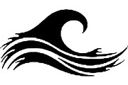 Minimal Wave Silhouette, an Object Graphic by Designer_Momina (Thumbnail 10 of 18)