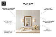 Bathroom Wallpaper Mockup PSD, a Household Mockup by 1001 mockups (Thumbnail 2 of 11)