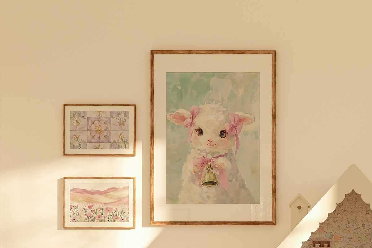 100 Vintage Girly Prints, a Background Graphic by Purple (Photo 5 of 10)