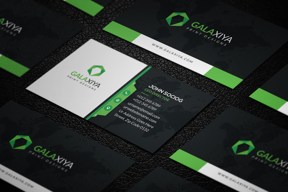 Modern Creative Business Cards, a Business Card Template by Galaxiya (Photo 4 of 11)