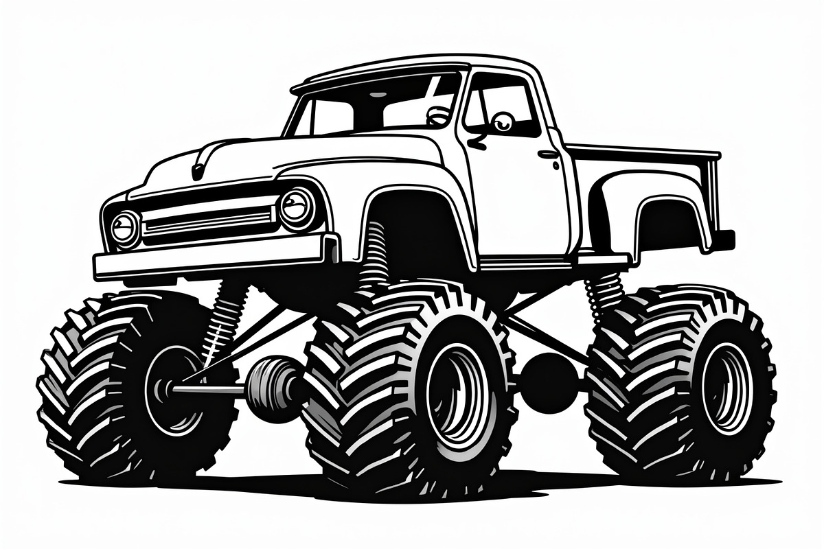 Offroad Truck Silhouette Pack, an Illustration by BIPLOB EXPERT (Photo 7 of 9)