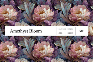 Amethyst Bloom Pattern