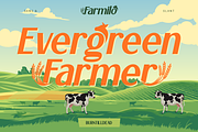 Farmilo, a Sans Serif Font by Burntilldead (Thumbnail 12 of 12)