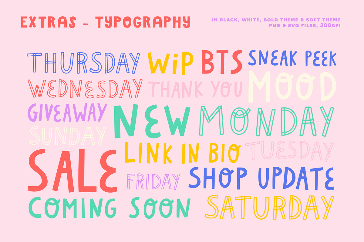 Fun Instagram Templates - Photoshop, a Social Media Template by Carole Chevalier (Photo 17 of 17)