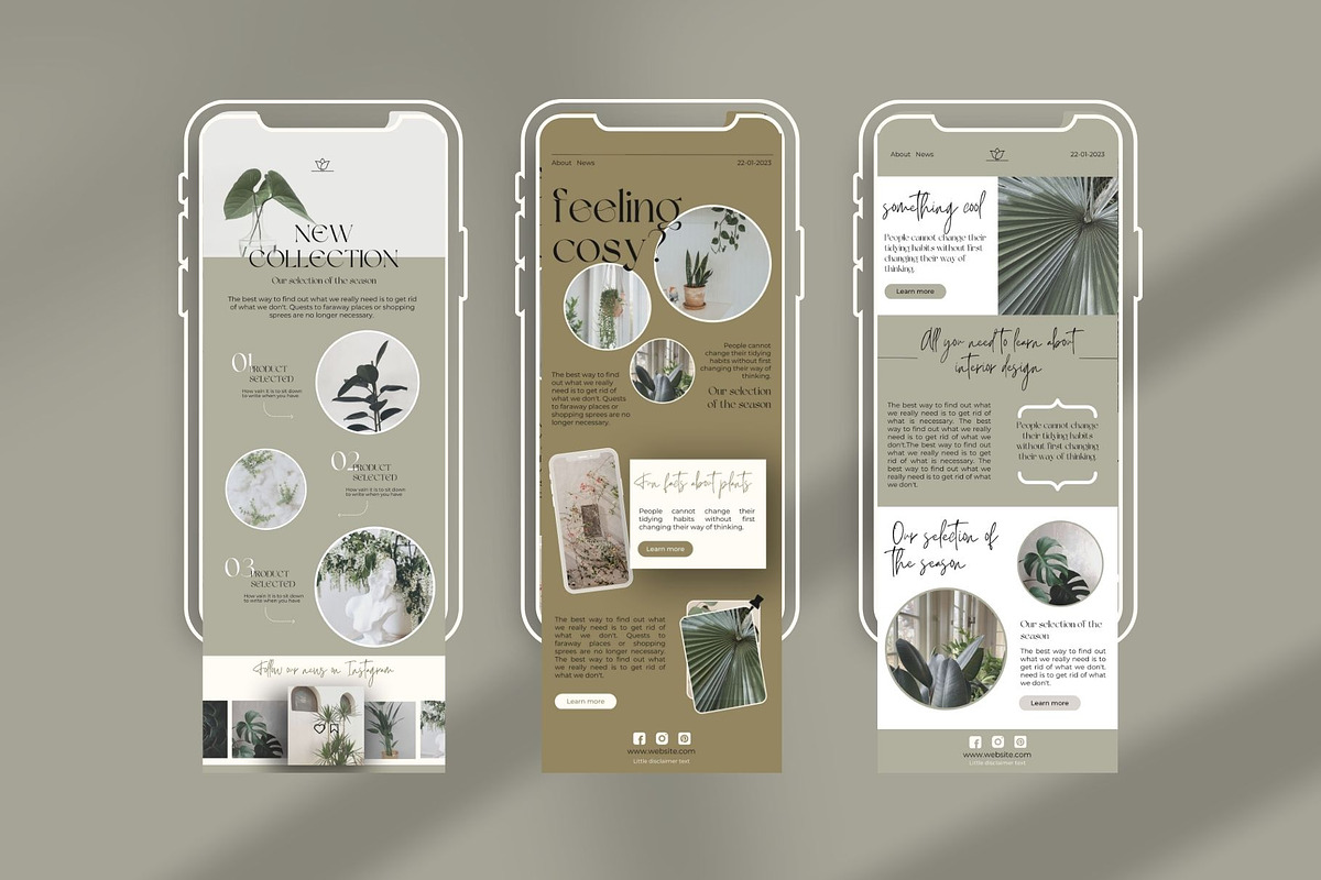 Floral CANVA Email Newsletter, an Email Template by Marketello Studio (Photo 6 of 7)