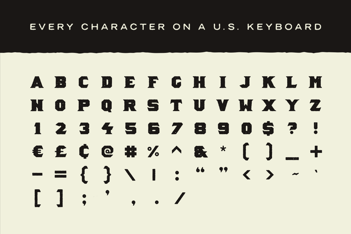 Old Elm Font preview 5