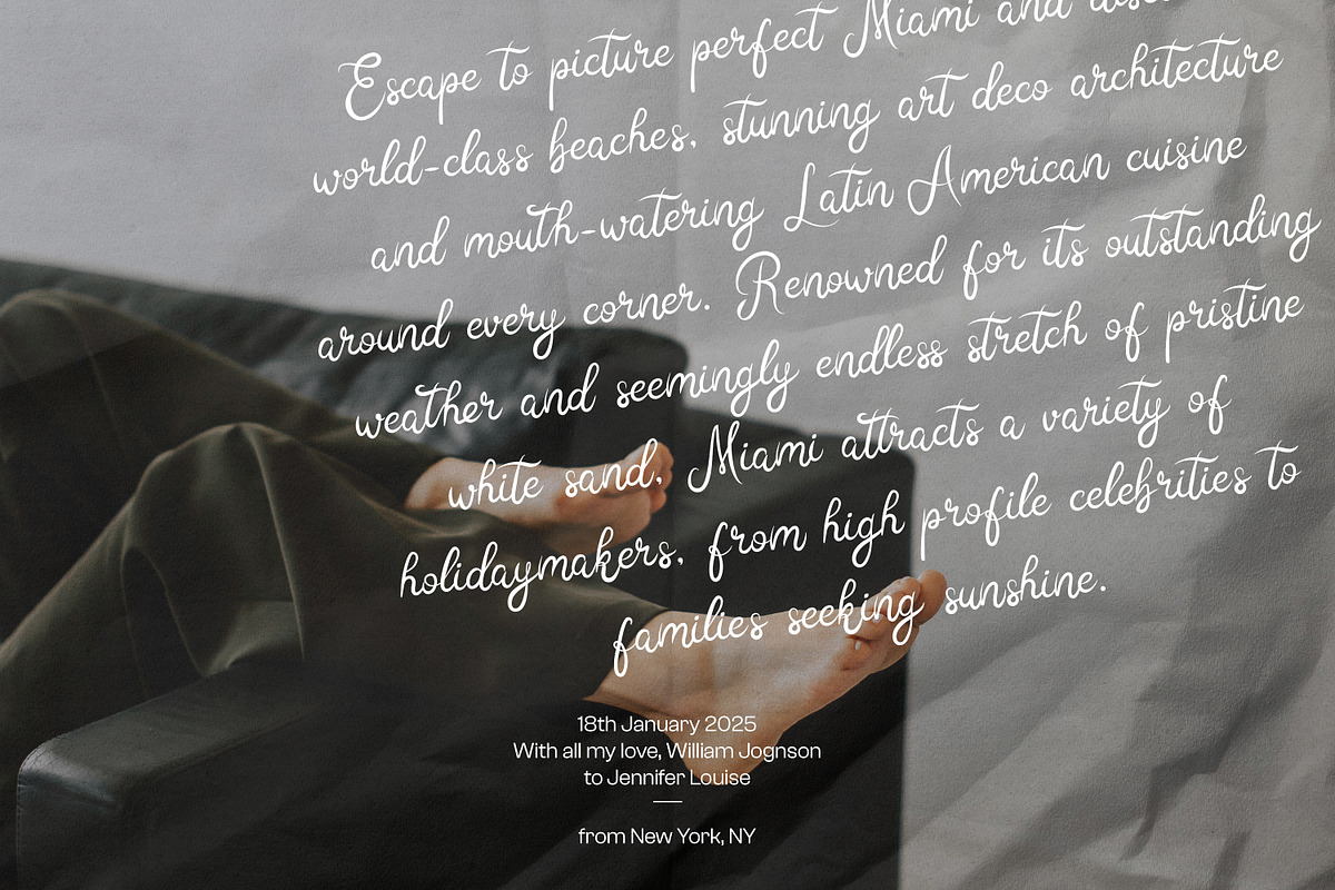 Sunday Dreams Script & Doodles, a Handwritten Font by DesignThatMatters (Photo 2 of 12)