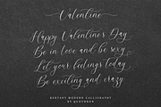 Bertany - Modern calligraphy font, a Script Font by Quothron (Thumbnail 3 of 7)