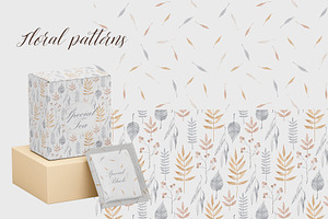 Pastel Autumn Pattern Elements