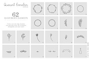Quaint Garden Floral Font +EXTRAS, a Script Font by AnMark (Thumbnail 8 of 12)