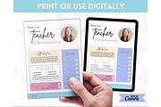 Meet the Teacher Template - Canva, a Templates & Theme by Templatables (Thumbnail 6 of 8)