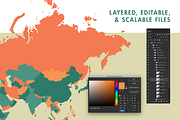 World Maps Collection, a Graphic by Ben Buysse (Thumbnail 3 of 17)