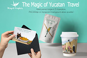 Yucatan, Mexico travel illustrations, an Object Illustration by Winged Graphics (Thumbnail 4 of 4)