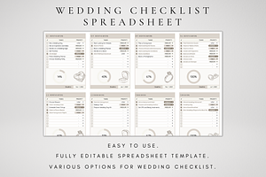 Digital Wedding Checklist Template