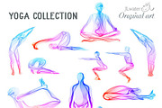 Yoga Asana collection, a Healthcare Illustration by JaneLane (Thumbnail 1 of 4)