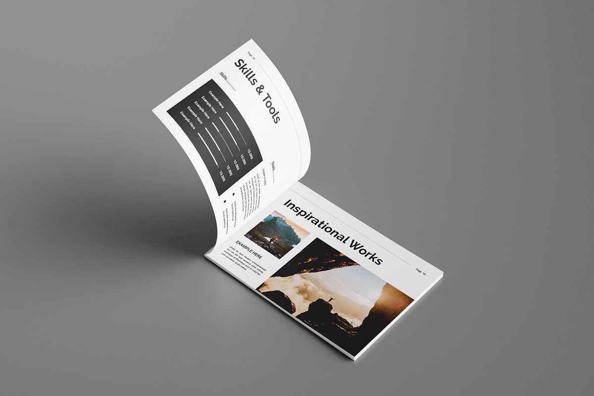 Modern Portfolio Landscape Template, a Magazine Template by Seeing-art (Photo 8 of 10)