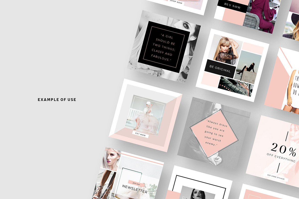 Instagram Post Mockups, a Product Mockup by Cooledition (Photo 12 of 16)