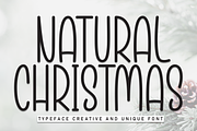 Natural Christmas | Script Font, a Script Font by Scratchones (Thumbnail 1 of 8)