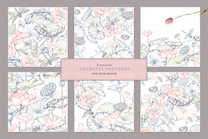 Lotus Blossom Vector Collection