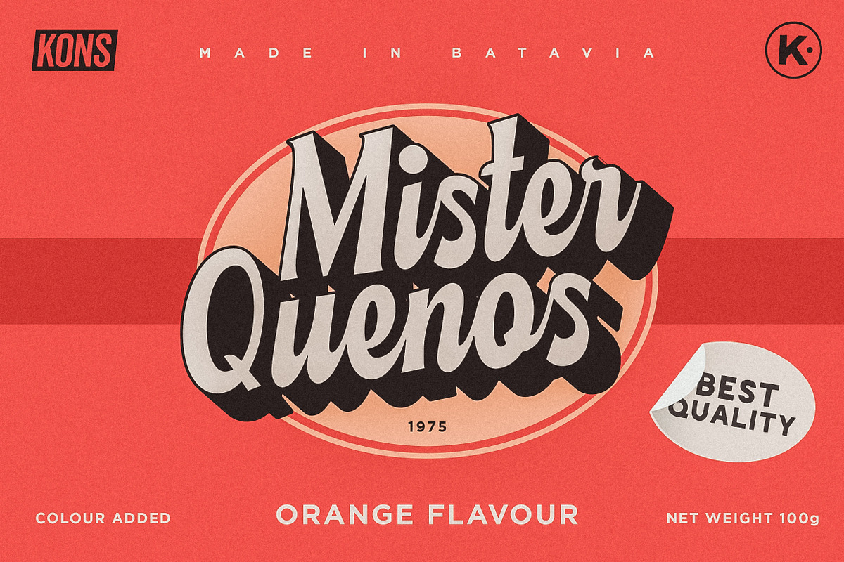 Mister Quenos - Vintage Script Font