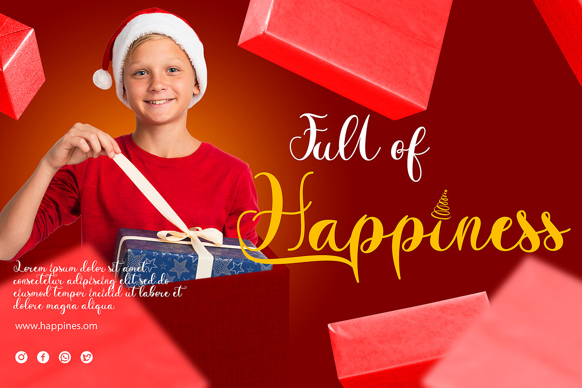 Christmas Glitter, a Script Font by Yoga Letter (Photo 4 of 8)