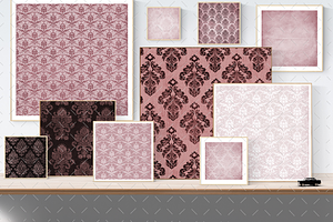 Pink Vintage Wallpaper Textures