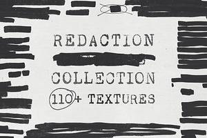 Redaction Texture Collection