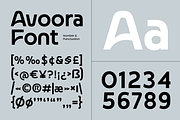 Avoora - Unique Modern Branding Font, a Sans Serif Font by TokoPress (Thumbnail 8 of 13)