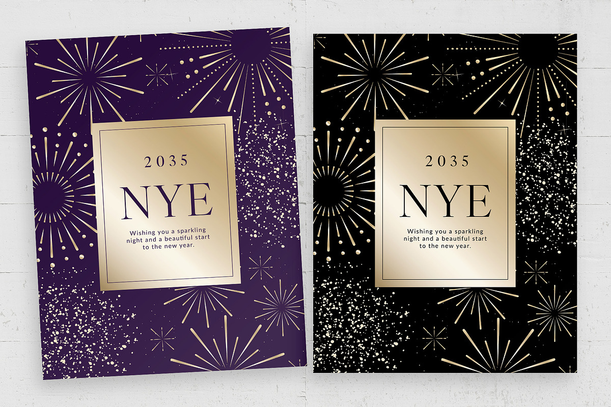 New Years Poster Flyer Template, a Flyer Template by BrandPacks (Photo 3 of 6)