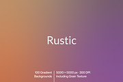 Rustic – 100 Gradient Backgrounds, a Texture Graphic by MarkSupply (Thumbnail 1 of 5)