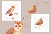 Valentine’s Day Folk Clipart, a Seasonal Illustration by FaliushViktoriaArtist (Thumbnail 9 of 11)