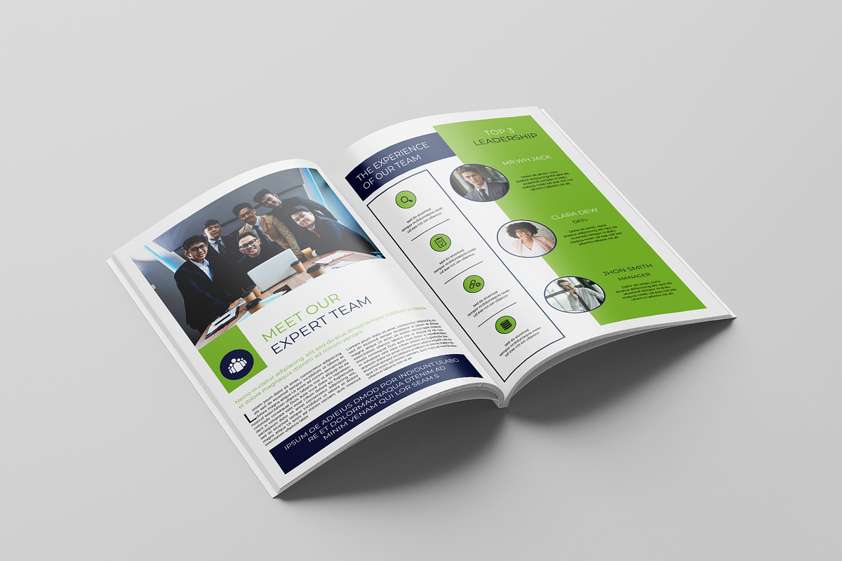 Company Profile Brochure, a Brochure Template by Template Shop (Photo 5 of 11)