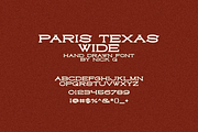 Paris Texas Hand Drawn Font, a Serif Font by nickqtx (Thumbnail 3 of 4)